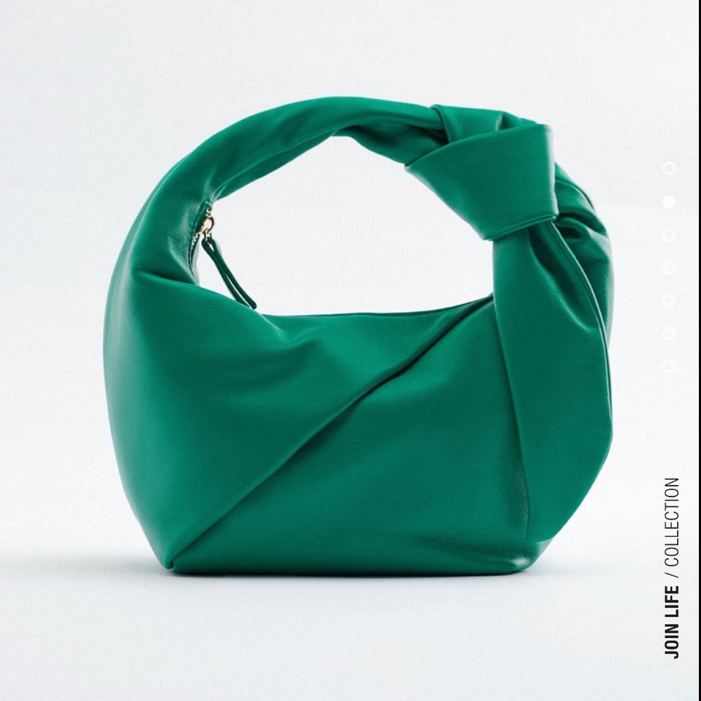 Zara Oval Leather Shoulder Bag